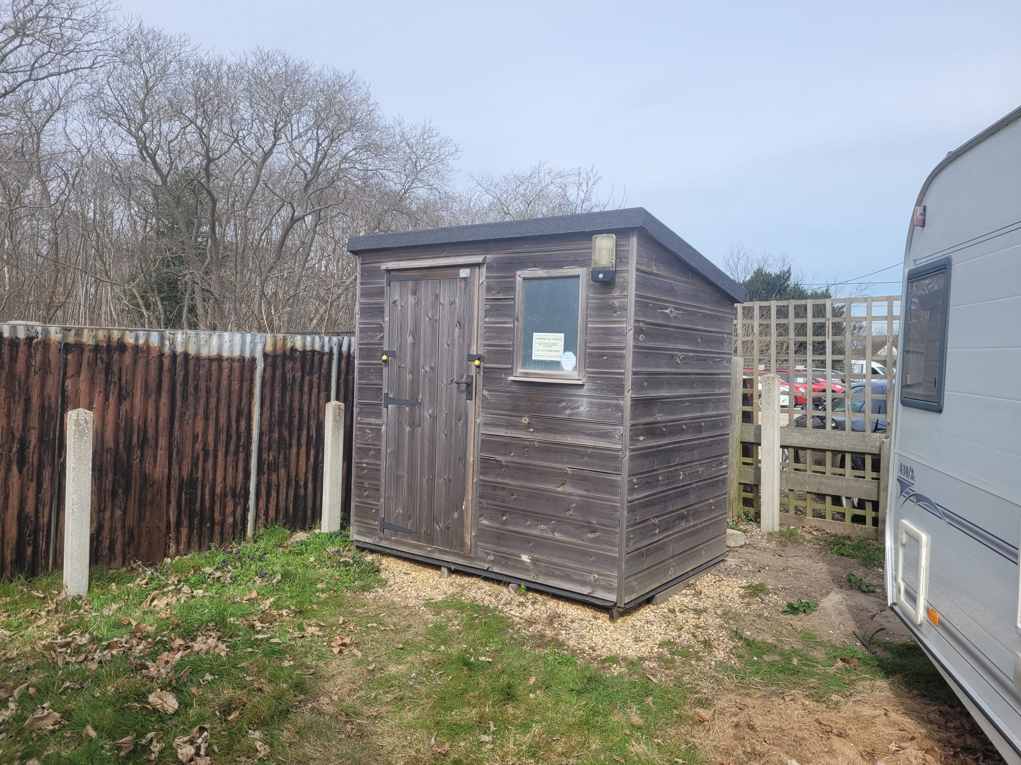 Shed re-roofed with new torched bitumen felt